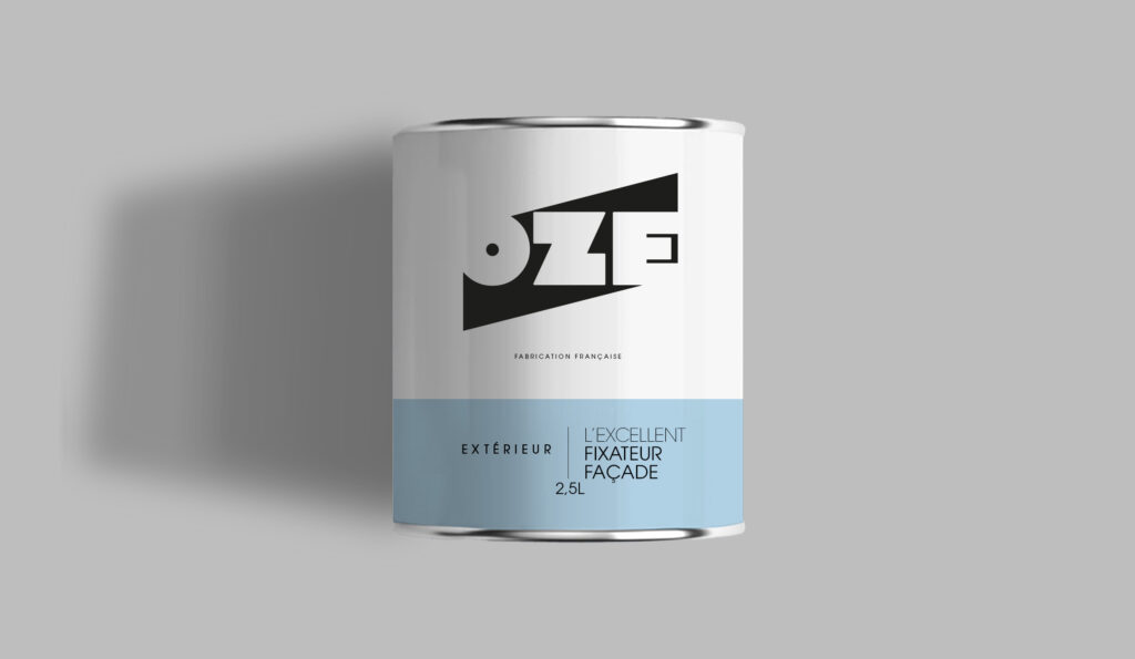 Pot de 2,5 L de L'excellent fixateur façade OZE